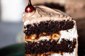 Карамель шоколад торт