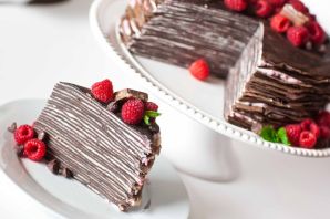 Блинный шоколадный тортик