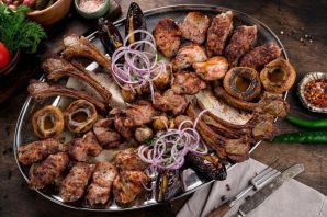 Кавказские блюда из баранины