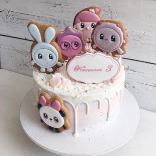 Торт на день рождения девочке 2 годика