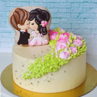 Украшение торта на годовщину свадьбы
