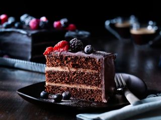 Даларанское шоколадное пирожное