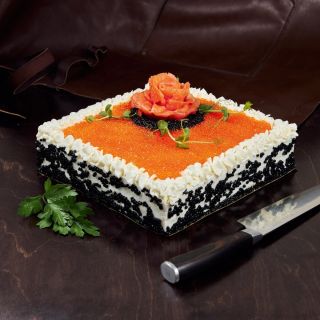 Суши торт запеченный