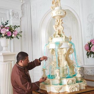 Торт свадебный фонтан