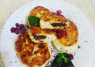 Сырники с начинкой внутри