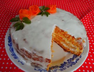 Морковный торт со сметаной