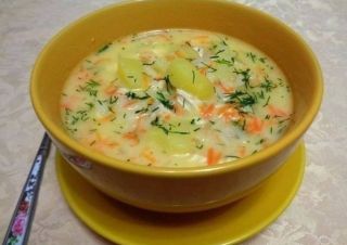 Суп сырный по ивлевски