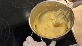 Заварной крем для торта без яиц