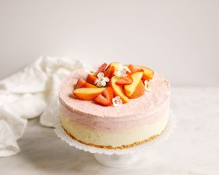 Торт персиковое облако