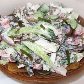 Мореходка салат с морской капустой