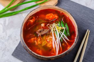 Суп с корейской морковкой