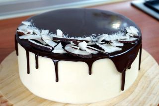 Мягкая шоколадная глазурь для торта