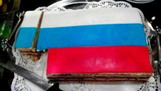 Торт триколор россии