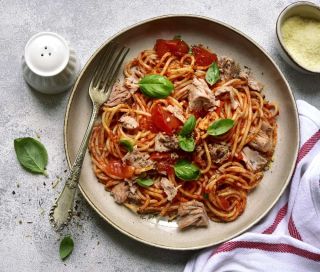Соус с тунцом для спагетти