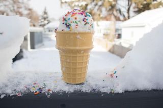 Мороженое ледяной дом