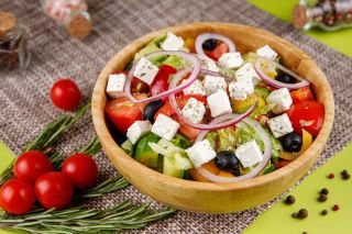 Греческий салат без болгарского перца
