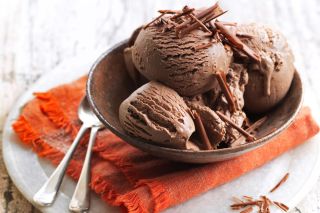 Мороженое шоколадное дома