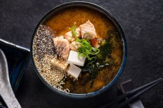 Японский суп с морепродуктами