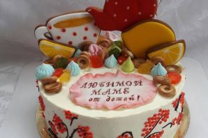 Торт на день рождения маме 60 лет