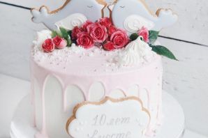 Торт на первую годовщину свадьбы