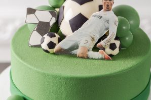 Торт для мальчика футбольный мяч