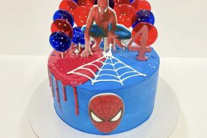 Торт человек паук 5 лет