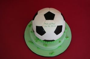 Торт футбольный мяч без мастики