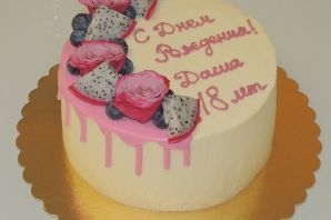 Надпись на торте с днем рождения доченька