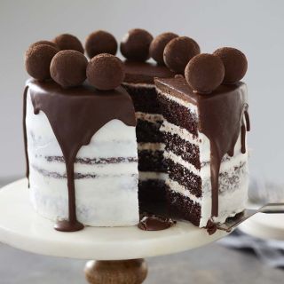 Торт шоколадно ванильный