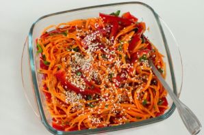 Салат с корейской морковью без майонеза
