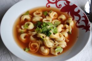 Суп с пельменями по узбекски