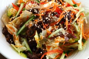 Салат из баклажанов по корейски