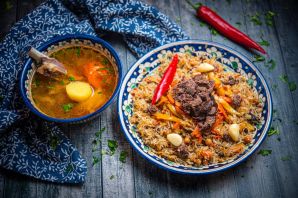 Узбекское национальное блюдо суп