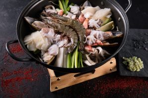 Суп корейский хемультан с морепродуктами