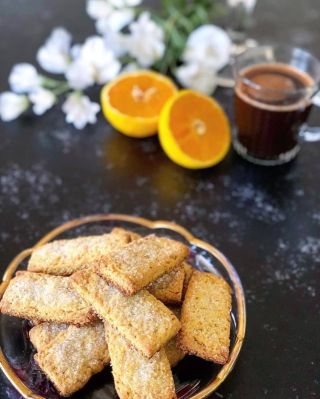 Песочное печенье с апельсином