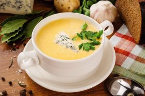 Сырный суп с пармезаном