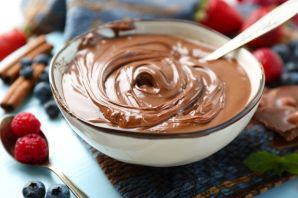 Шоколадный крем из сливок и шоколада