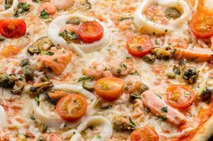 Начинка для пиццы с креветками