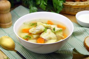 Рыбный суп с капустой