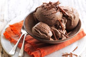 Мороженое шоколадное дома
