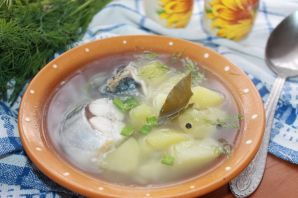 Рыбный суп из свежей скумбрии