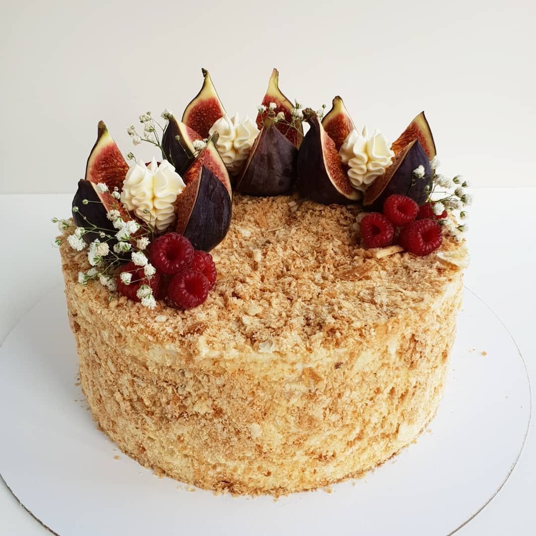 Украшение торта Наполеон - 72 фото