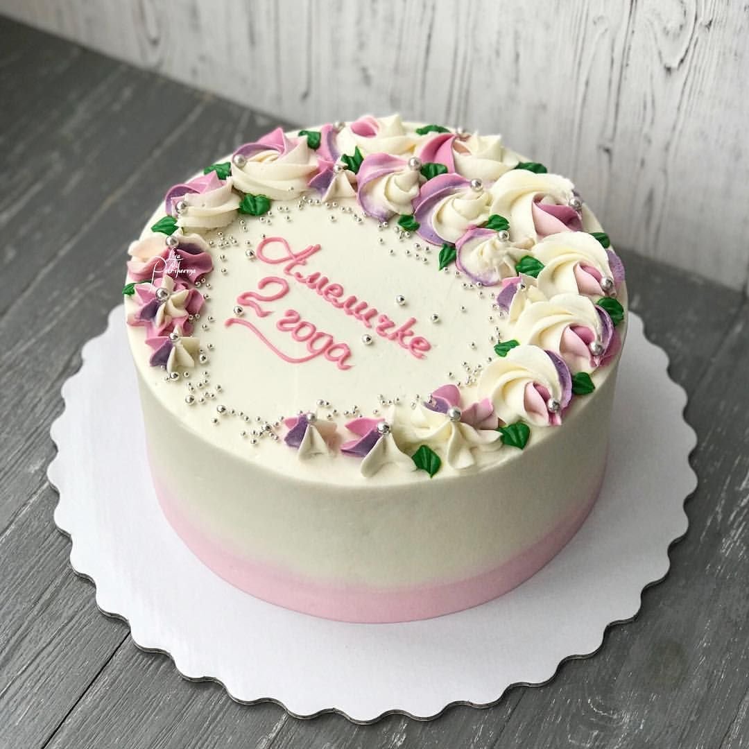 Декор торта для мамы