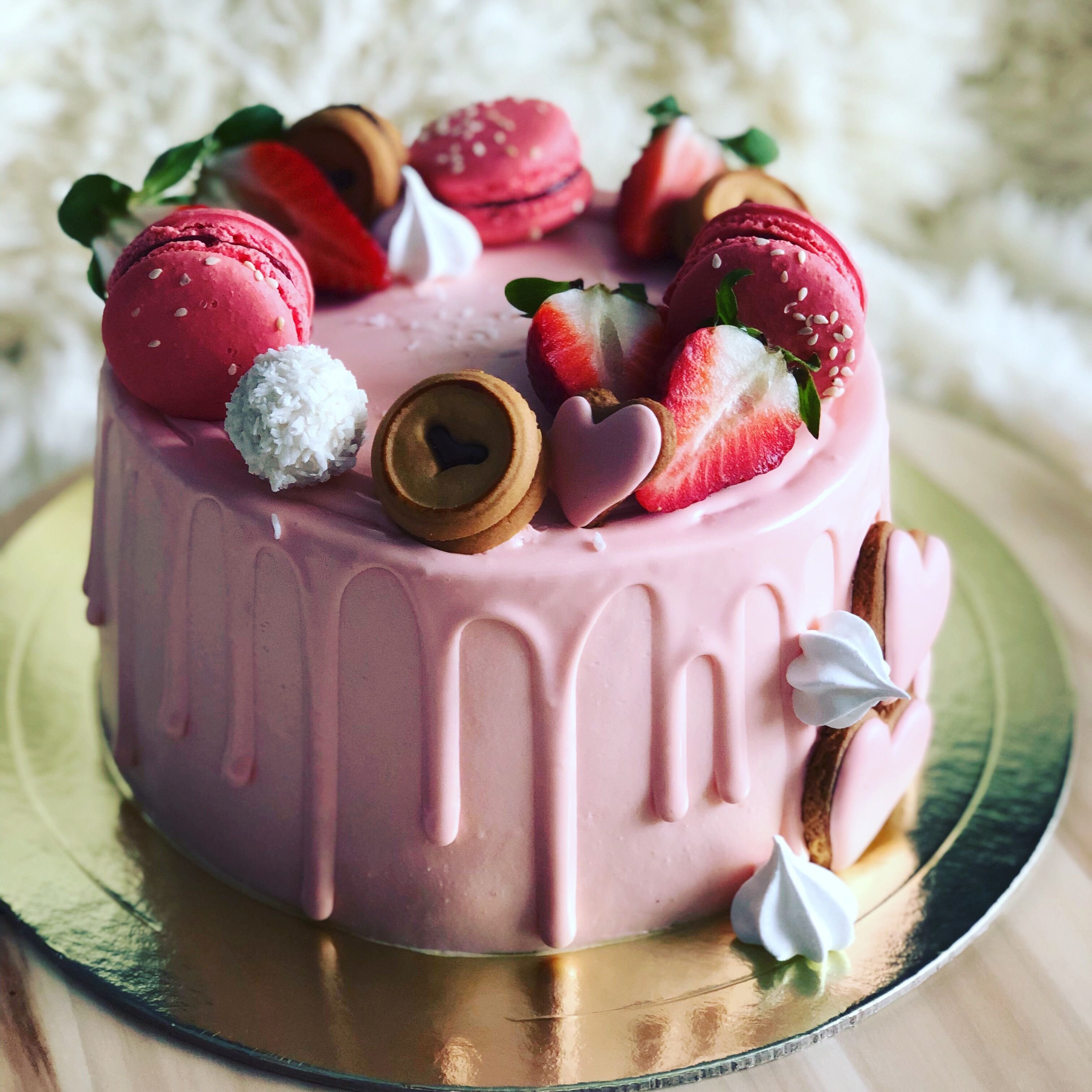 Дизайн торта маме на день рождения