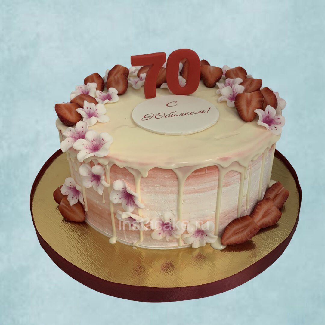 Торт на 70 летие женщине