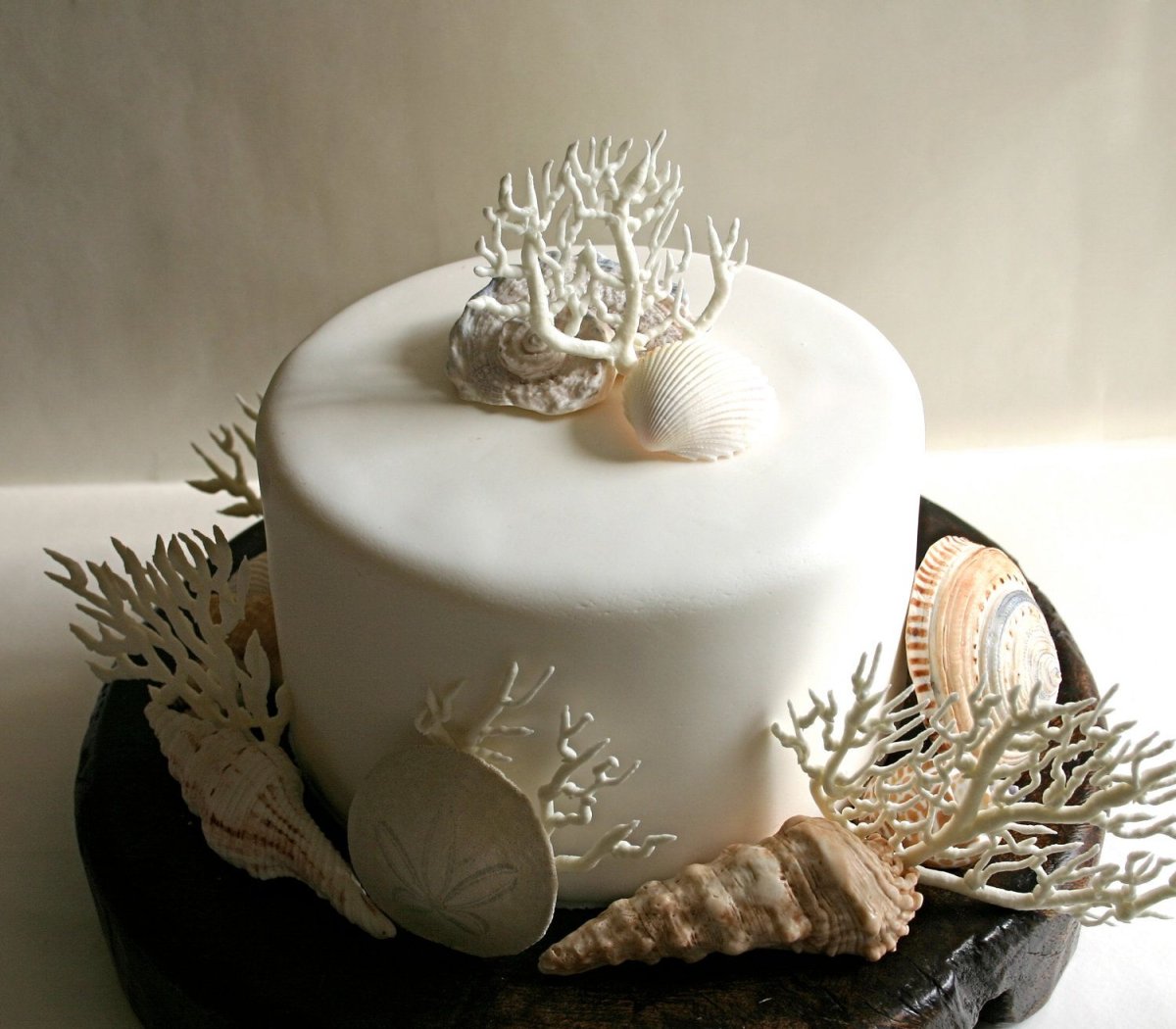 Торт на коралловую свадьбу родителям