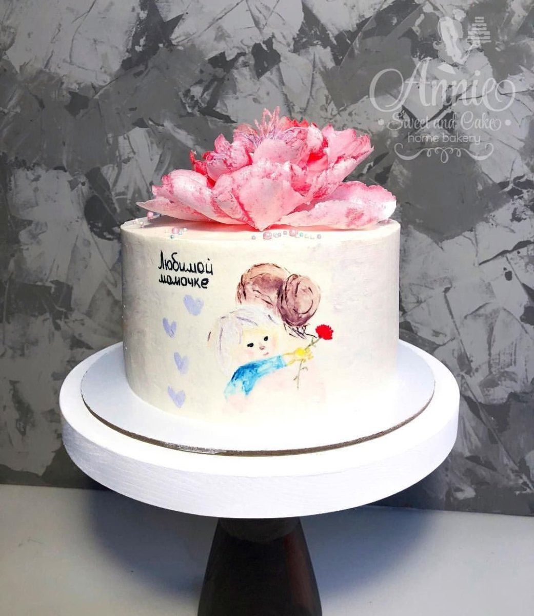 Стильный торт для мамы