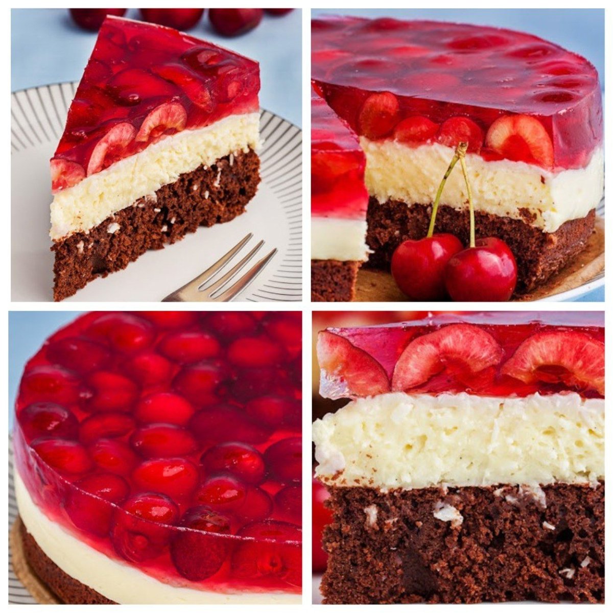 Шоколадный торт с кремом чиз