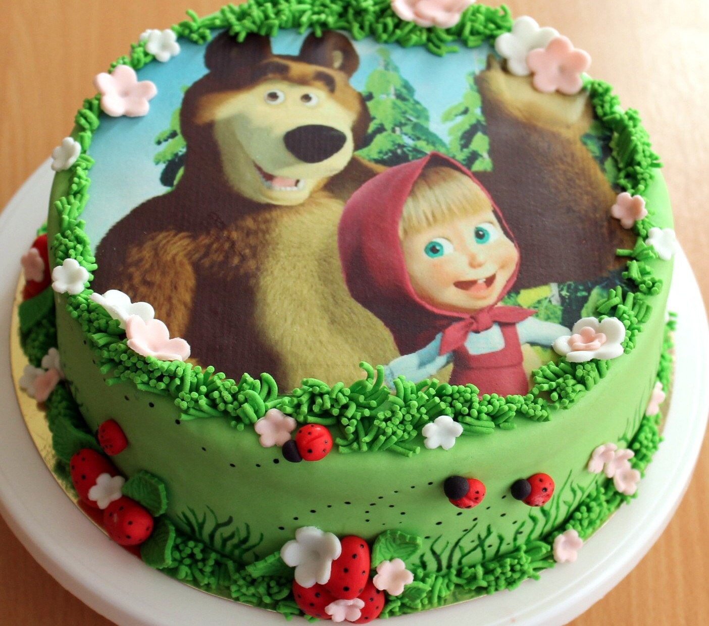Тортик Маша и медведь на 3 года
