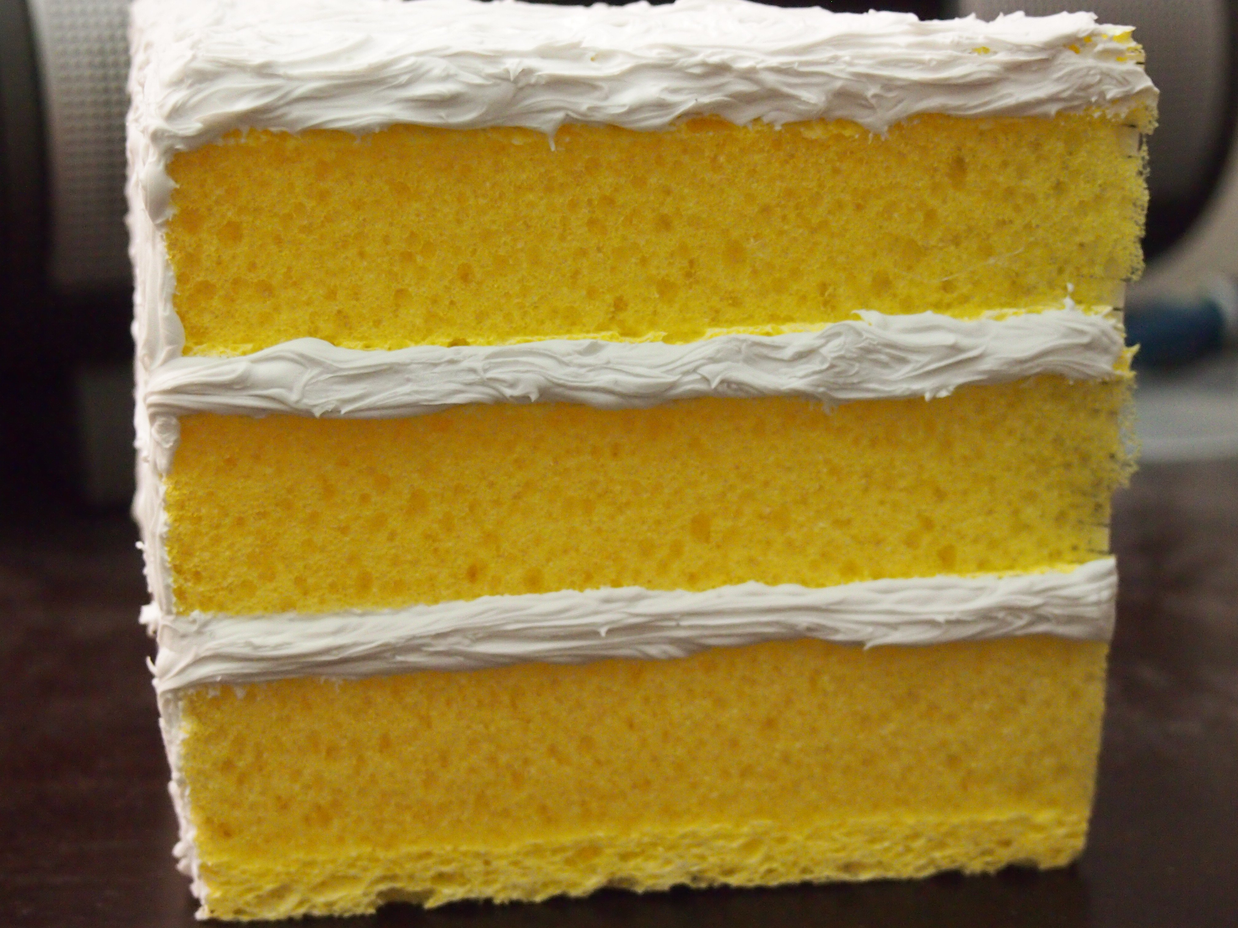Желтые коржи для торта